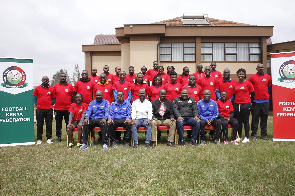 CAF C Coaching Course Closing Ceremony Group Photo