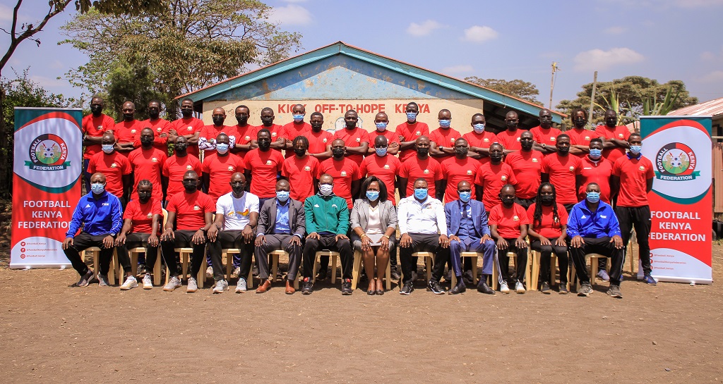 CAF D Coaching Course Group Photo